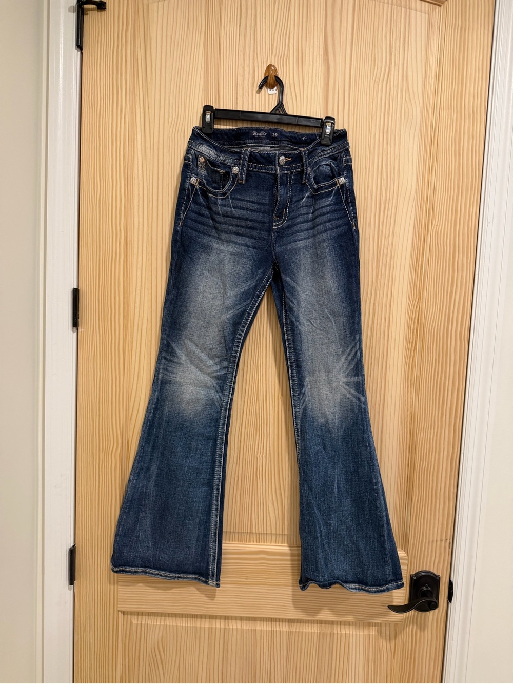 Miss Me Dark Blue Flare Jeans